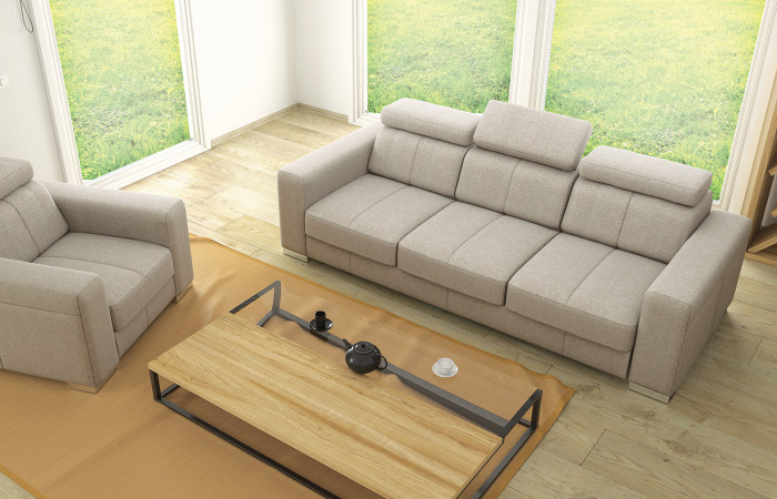 Sofa Onyx z funkcją spania. Producent MP Nidzica. Wymiary:  232x102 cm