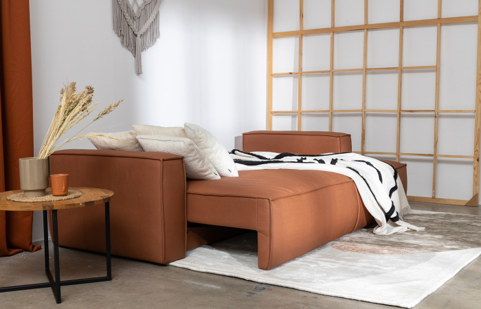 Sofa Softi z funkcją spania.
Wymiary: 245 cm  x 105 cm | h 80 